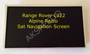 Range Rover L322 Alpine Navigation LCD screen pixel repair
